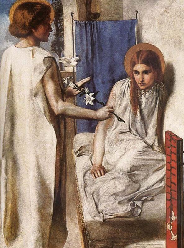Dante Gabriel Rossetti Ecce Ancilla Domini i oil painting picture